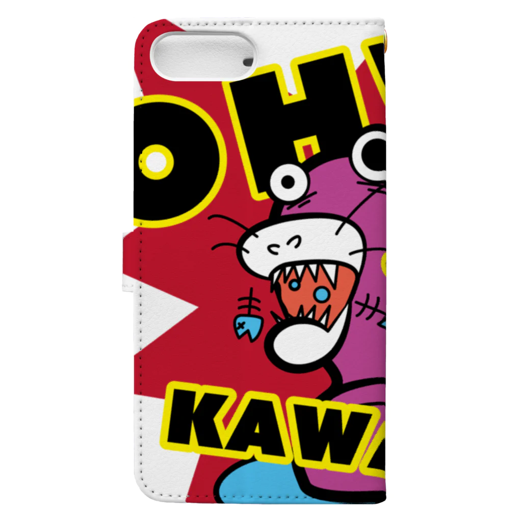 れお@N-OTTERSのOH!!!KAWAUSO Book-Style Smartphone Case :back