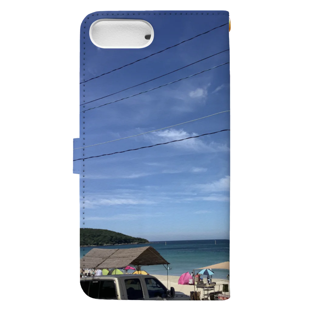 C84930742の幸ある海 Book-Style Smartphone Case :back