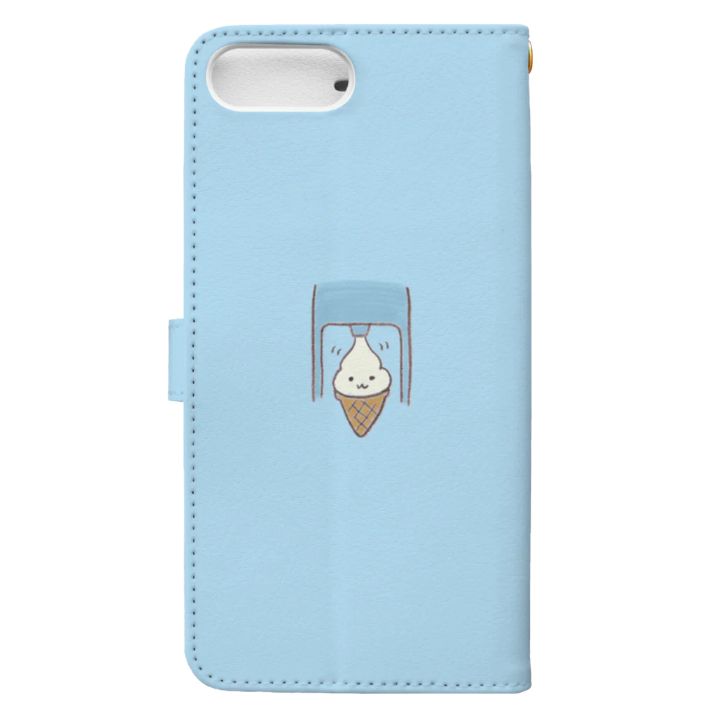 Mizutamariのふわわんクリイヌ Book-Style Smartphone Case :back