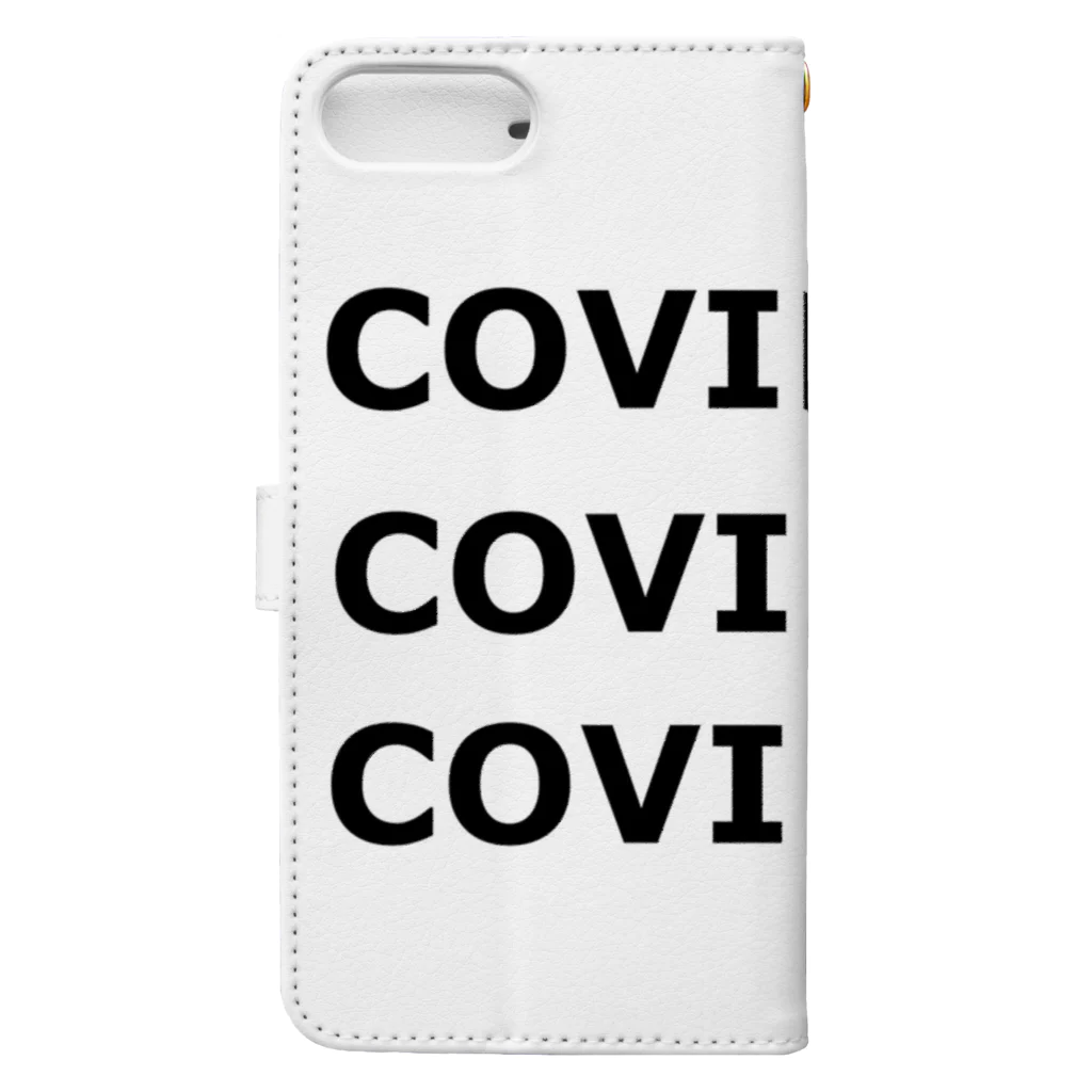 G-HERRINGのCOVIDー19 Book-Style Smartphone Case :back