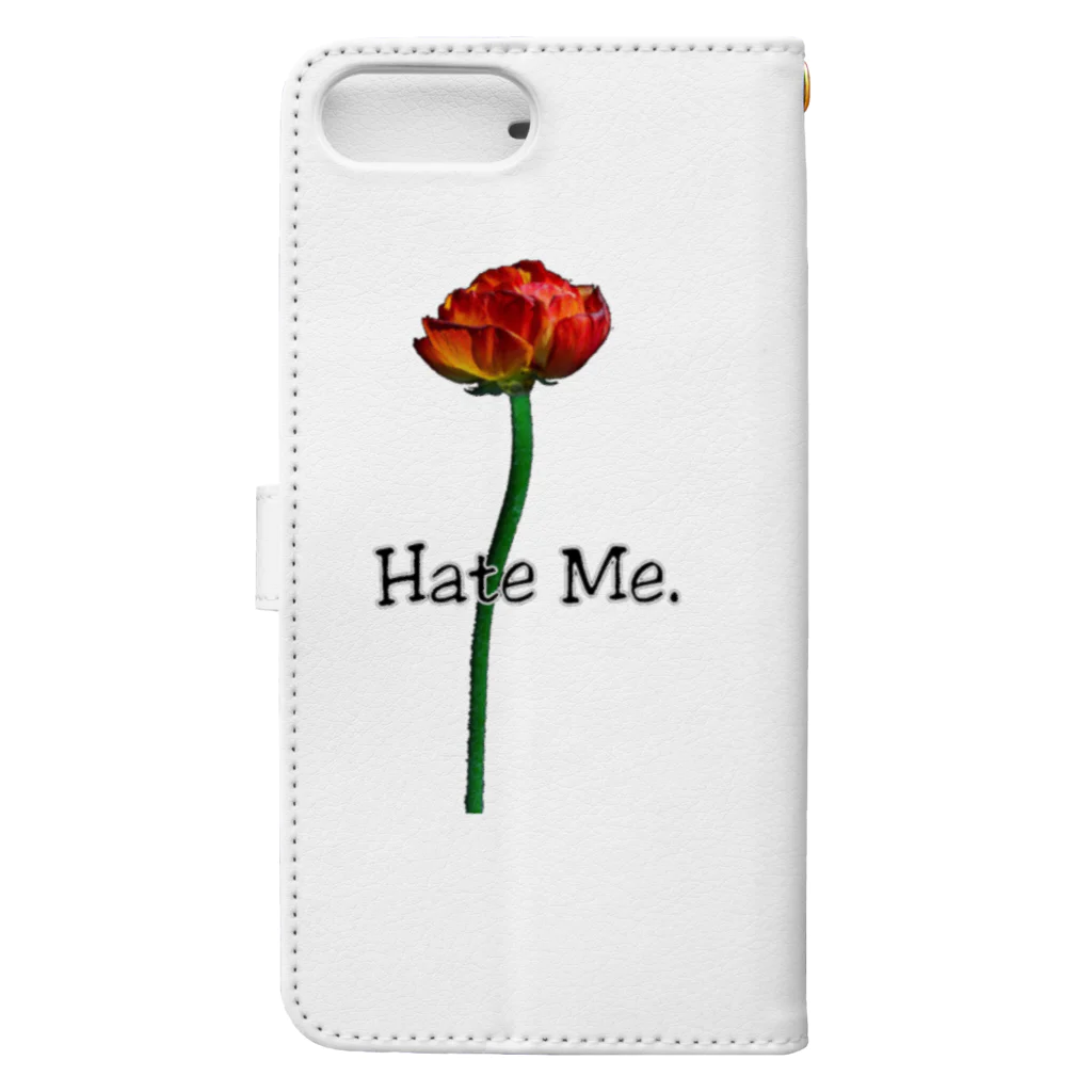 Lil'Tyler's Clothing.の「Hate Me FLOWER」 Book-Style Smartphone Case :back