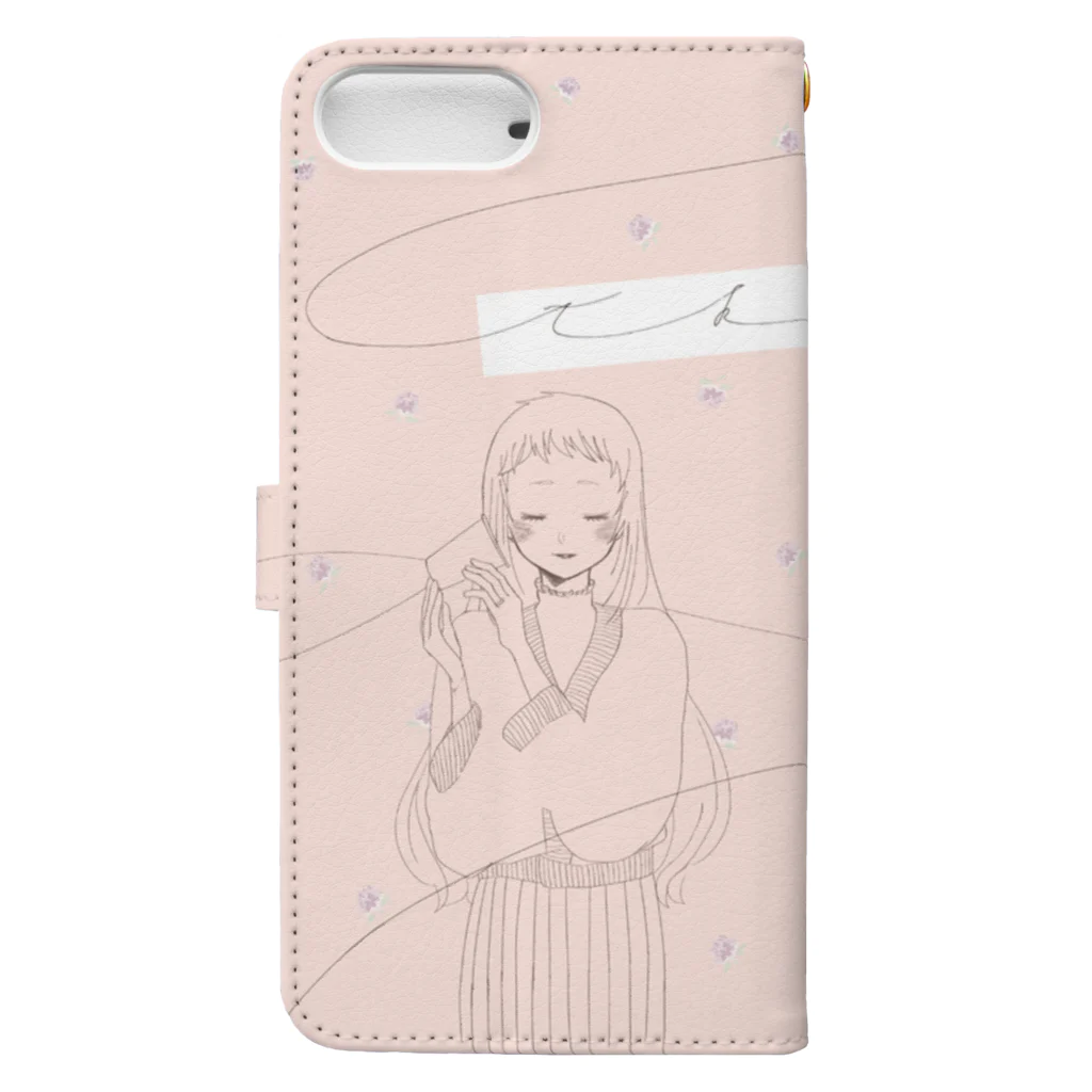 花野🐬❄️のもしもしとききら Book-Style Smartphone Case :back