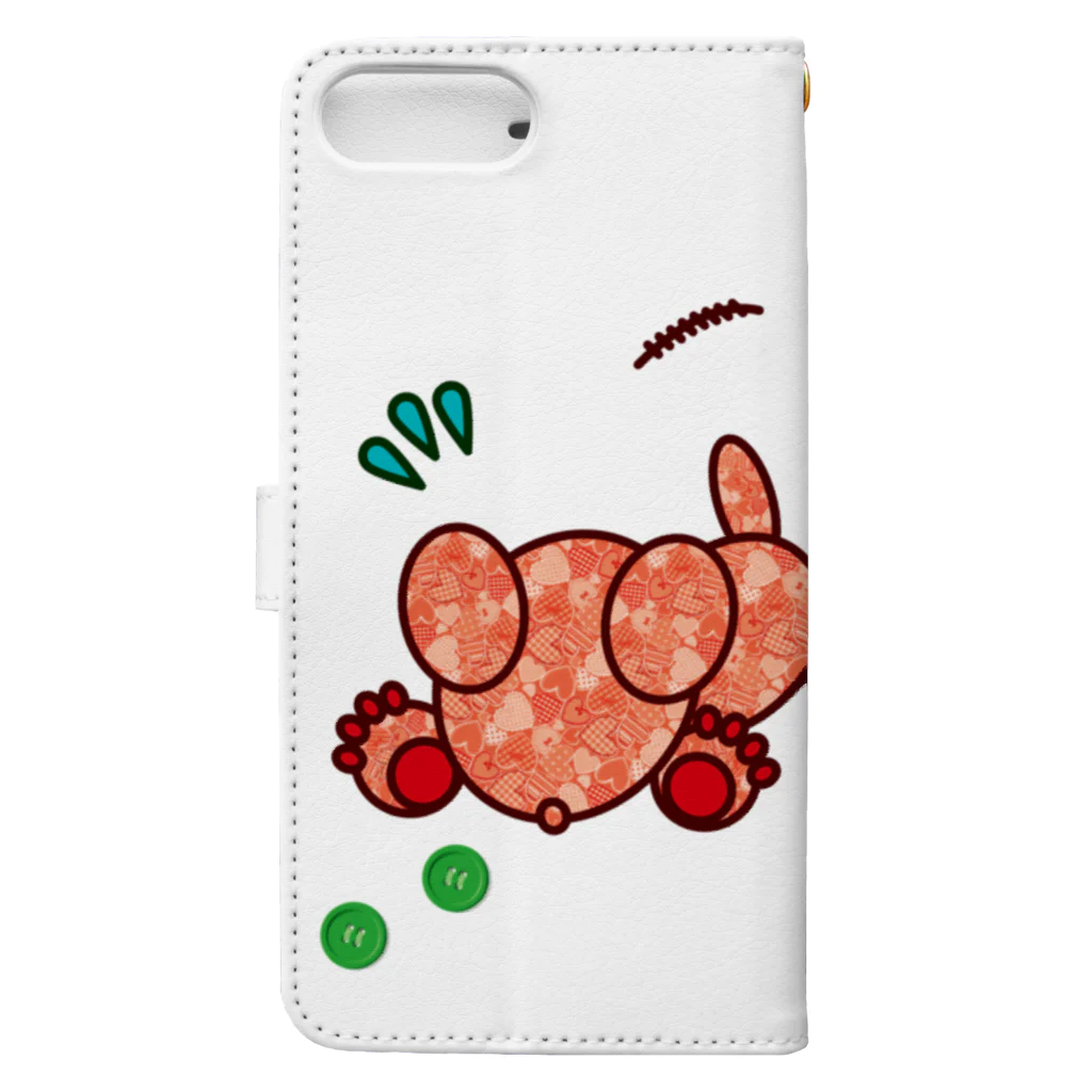 GOLDFISH WORKSの転倒佐藤さん Book-Style Smartphone Case :back