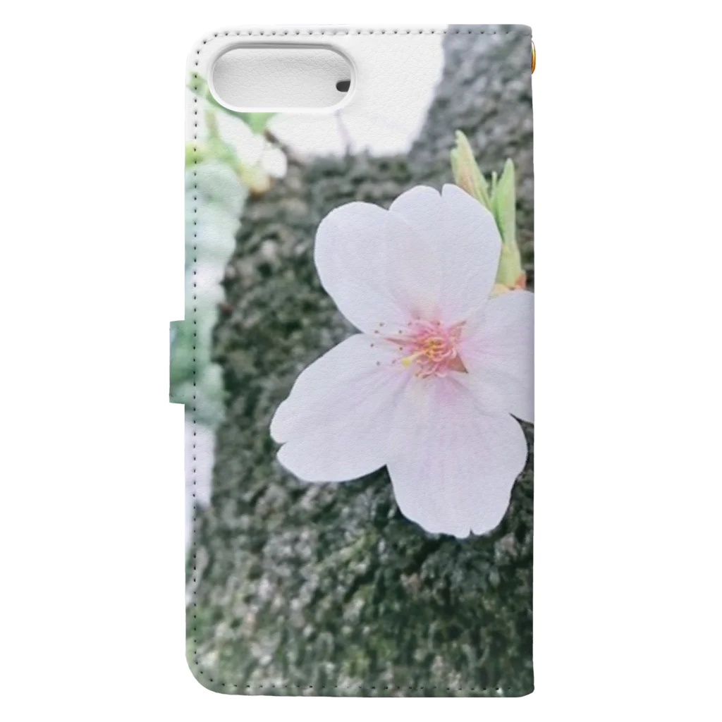 古春一生(Koharu Issey)の咲き誇れ、先の事など考えず。 Book-Style Smartphone Case :back