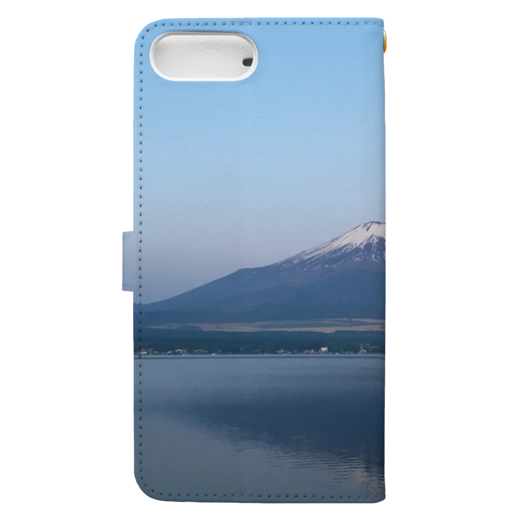 abc789の富士山 Book-Style Smartphone Case :back