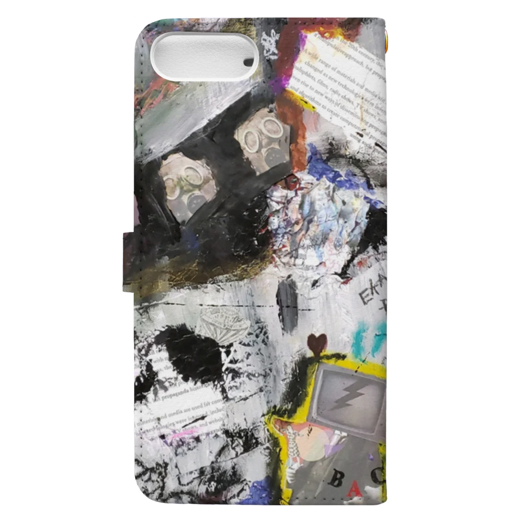 Chika ShinodaのBackground. Book-Style Smartphone Case :back