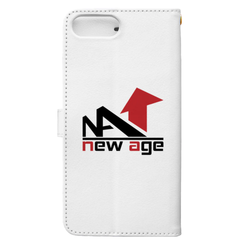 NewAgeGroupのNew Age Group ロゴグッズ 手帳型スマホケースの裏面