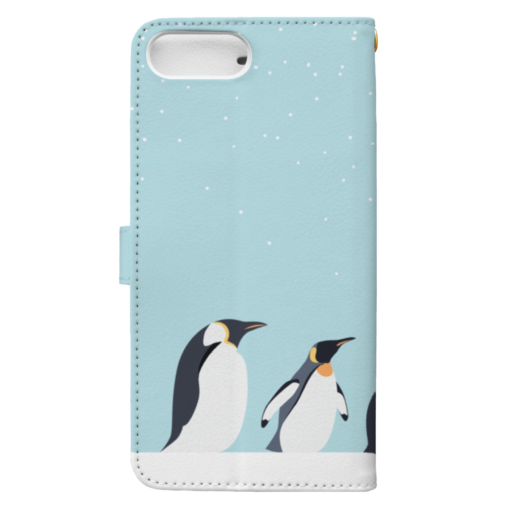 立体工房のペンギンタクサン Book-Style Smartphone Case :back