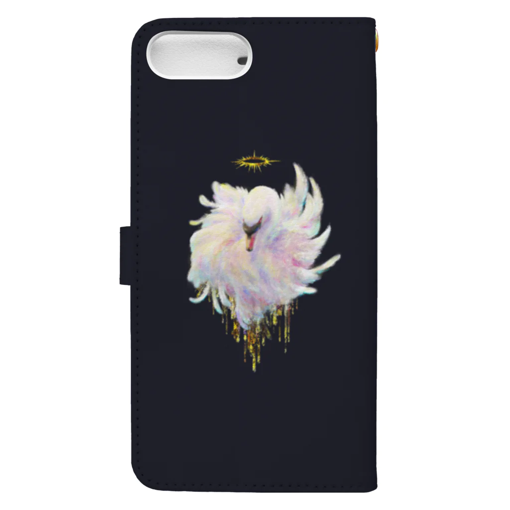 温室【Ａ】のLucia 【6+・6s+・7+・8+・XR・XS Max・11・11Pro Max】 Book-Style Smartphone Case :back