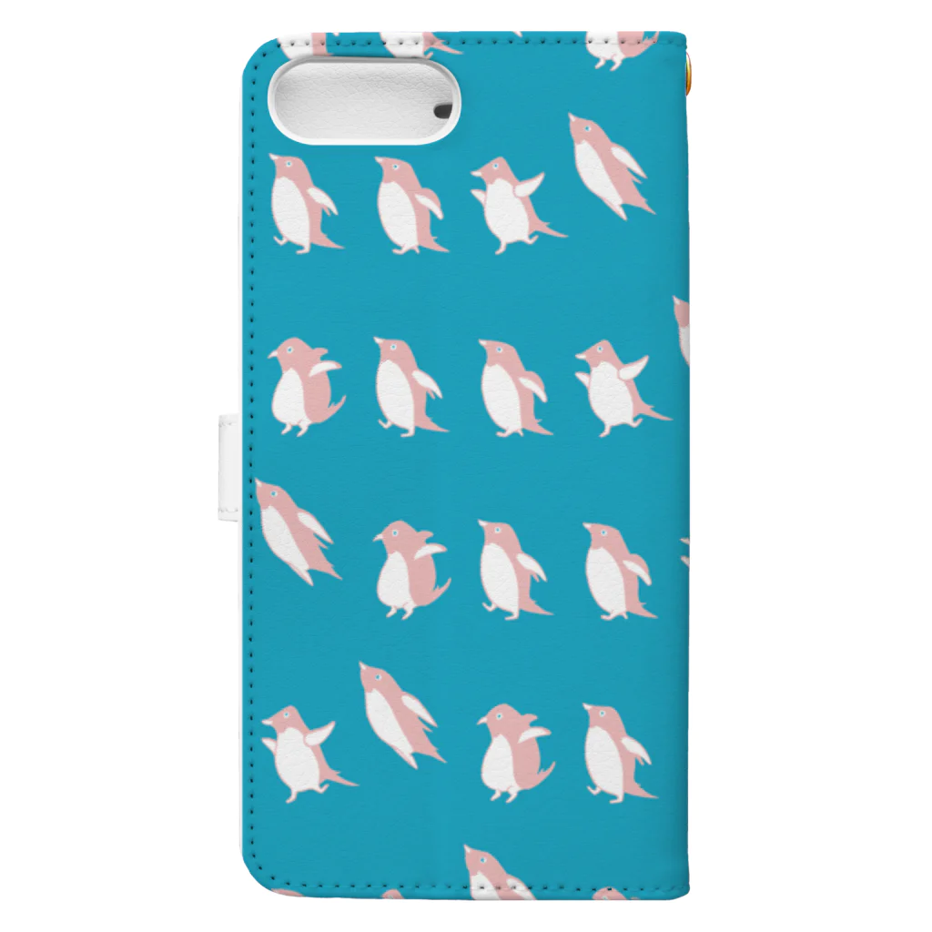 ムラヤマヤのflying-pen Book-Style Smartphone Case :back