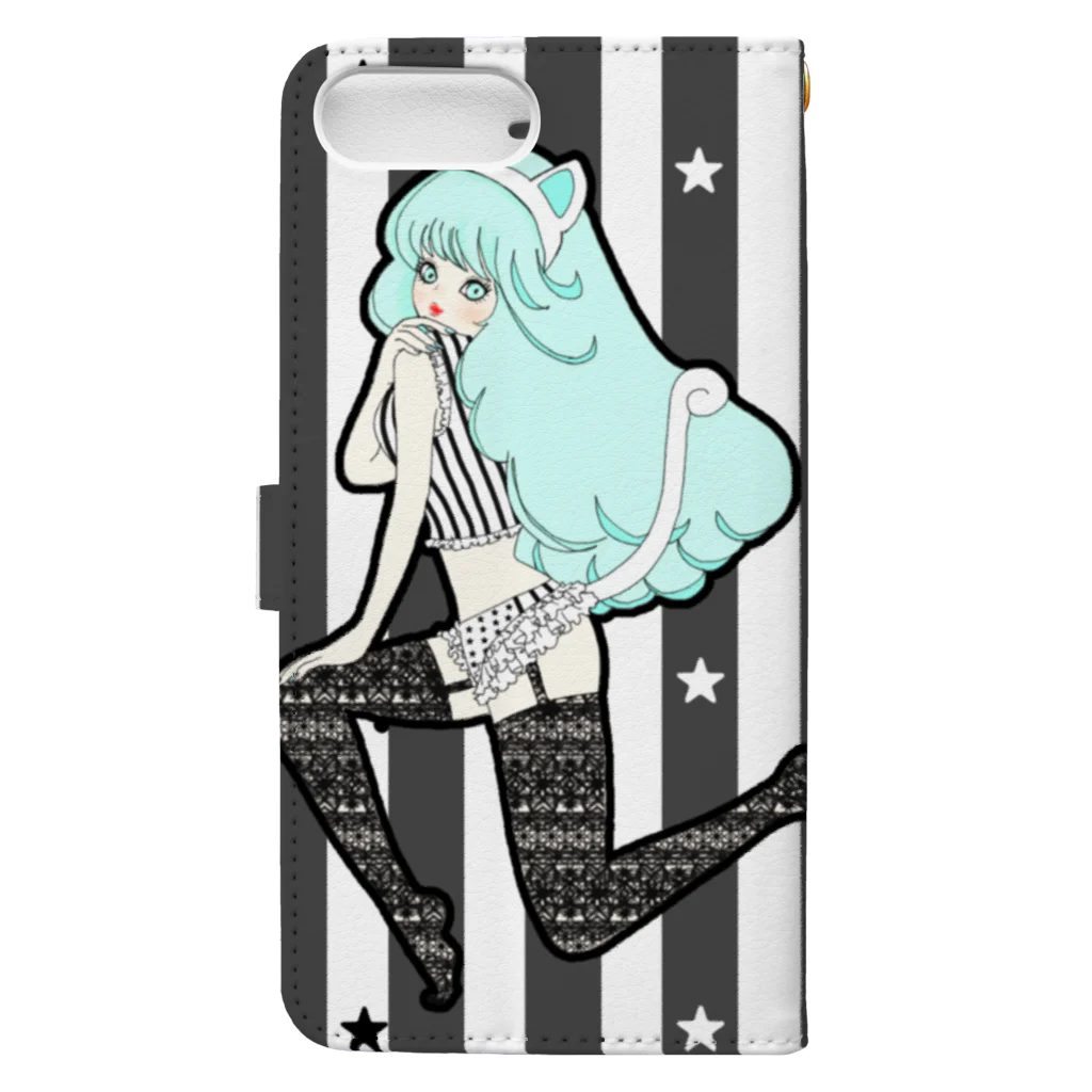 Suzuki Satomi の夢見るgirls Book-Style Smartphone Case :back