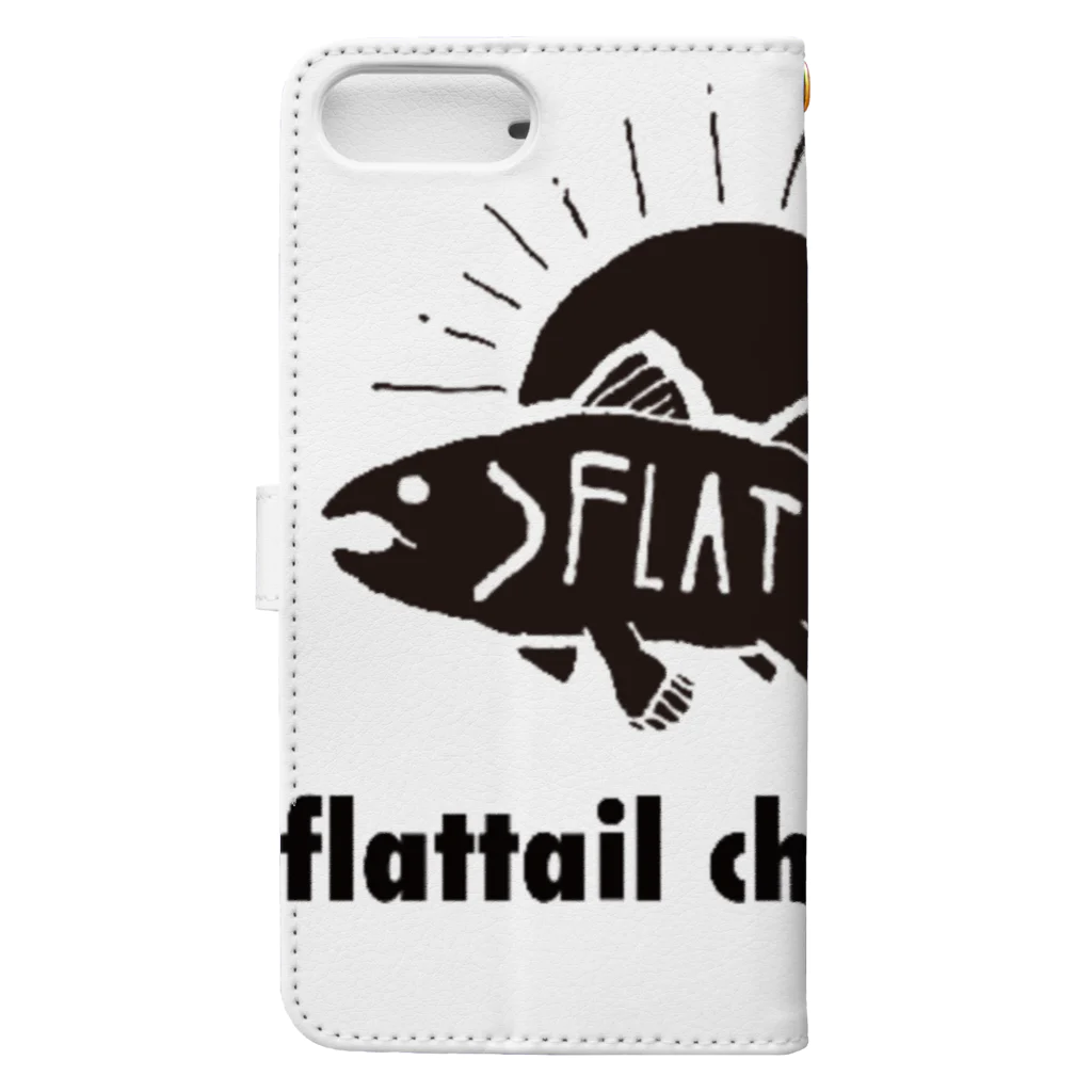 flattailのflattail channel 手帳型スマホケースの裏面