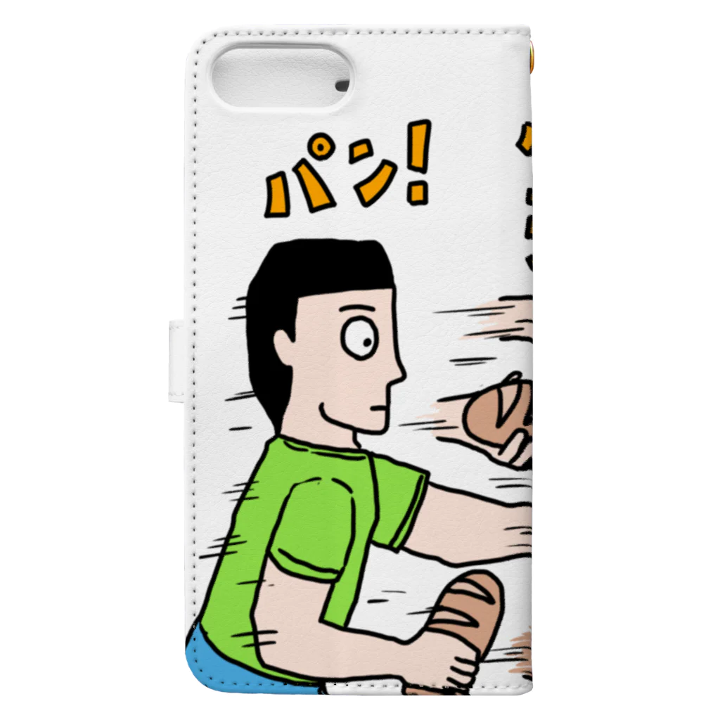 ZAZY official shopのきぬえにパンパン Book-Style Smartphone Case :back