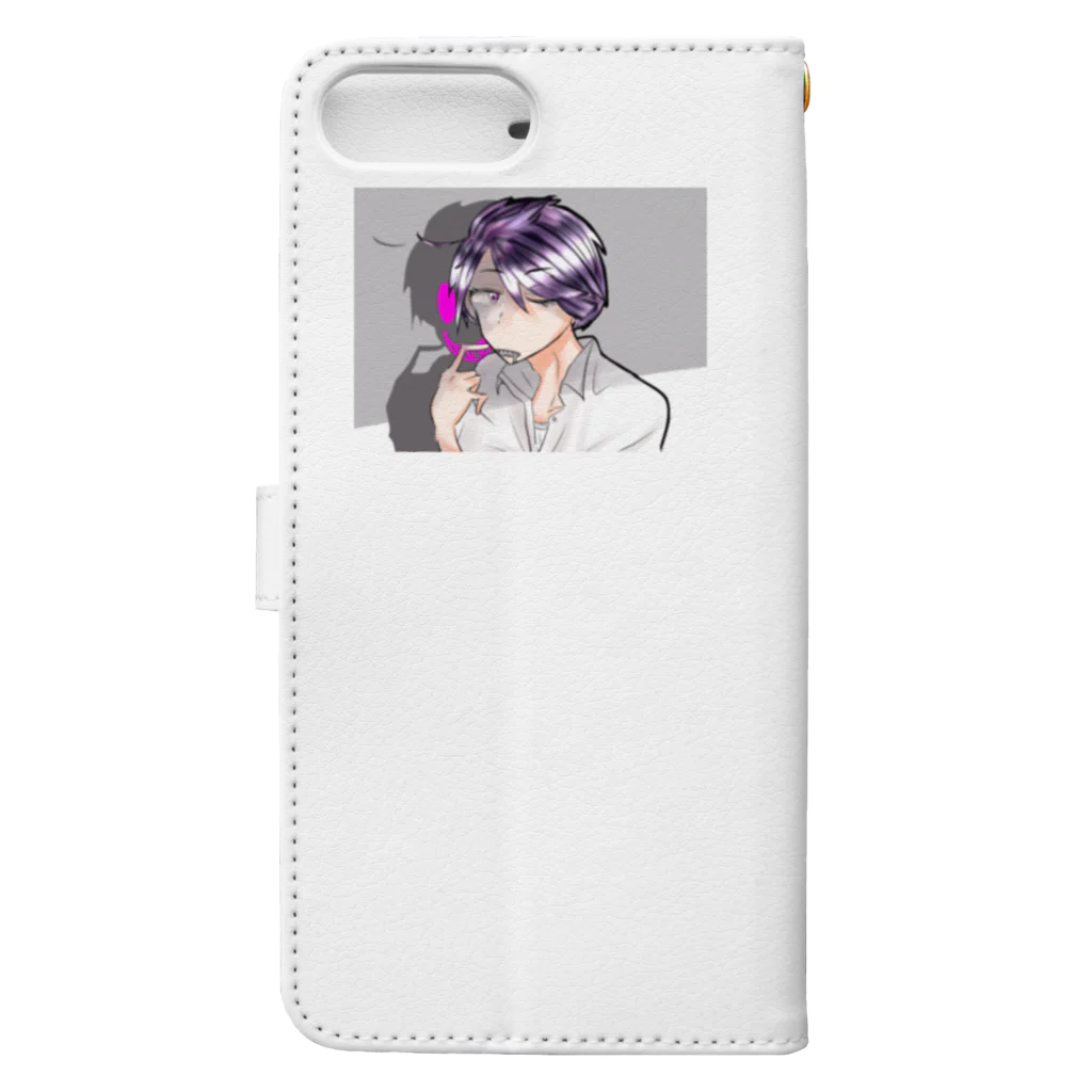 sakuranbo_chanの裏表悪魔くん Book-Style Smartphone Case :back