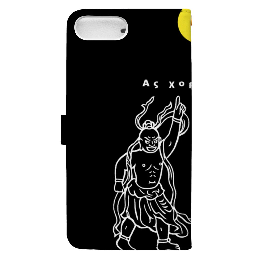 Bo tree teeのNight Fever Book-Style Smartphone Case :back