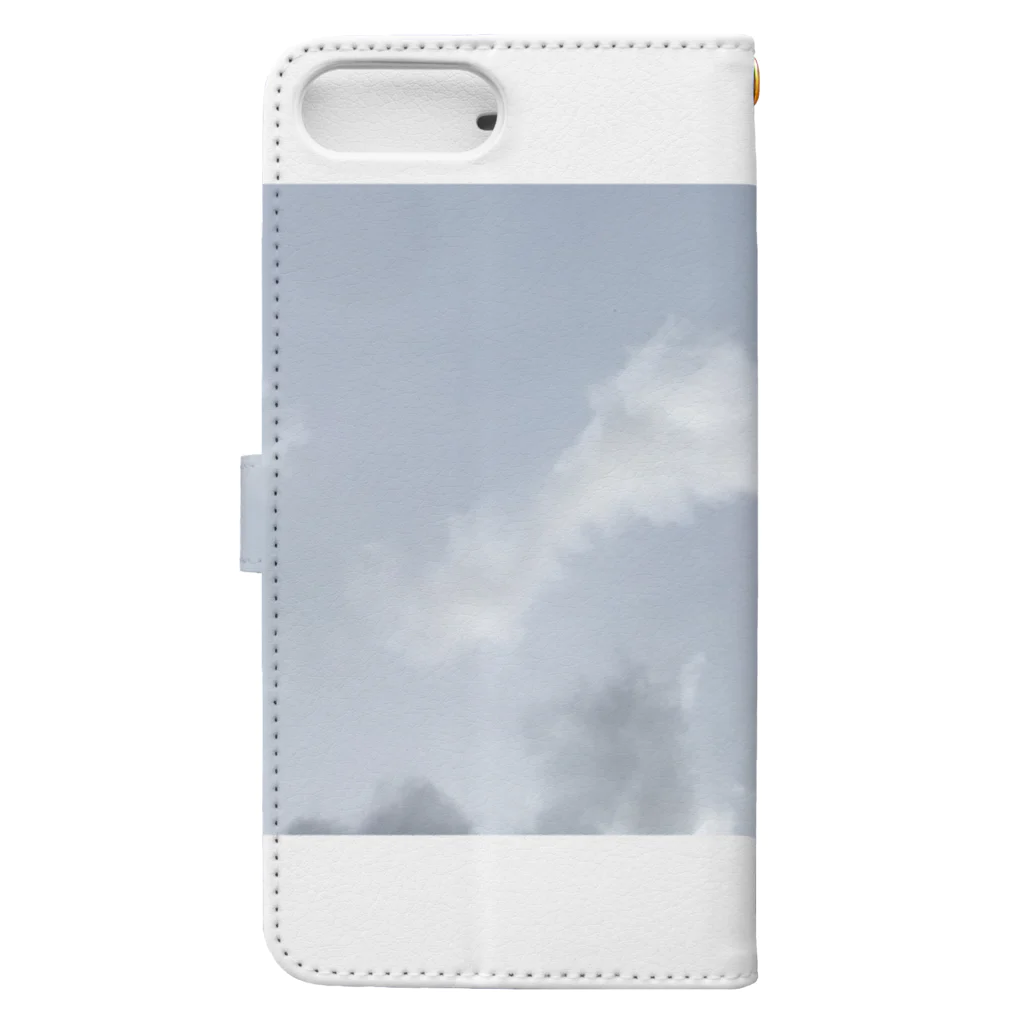 trickNFTartのblue sky Book-Style Smartphone Case :back