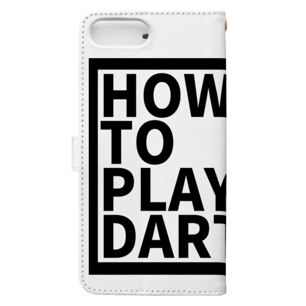 SWEET＆SPICY 【 すいすぱ 】ダーツのHOW TO PLAY DARTS 手帳型スマホケースの裏面