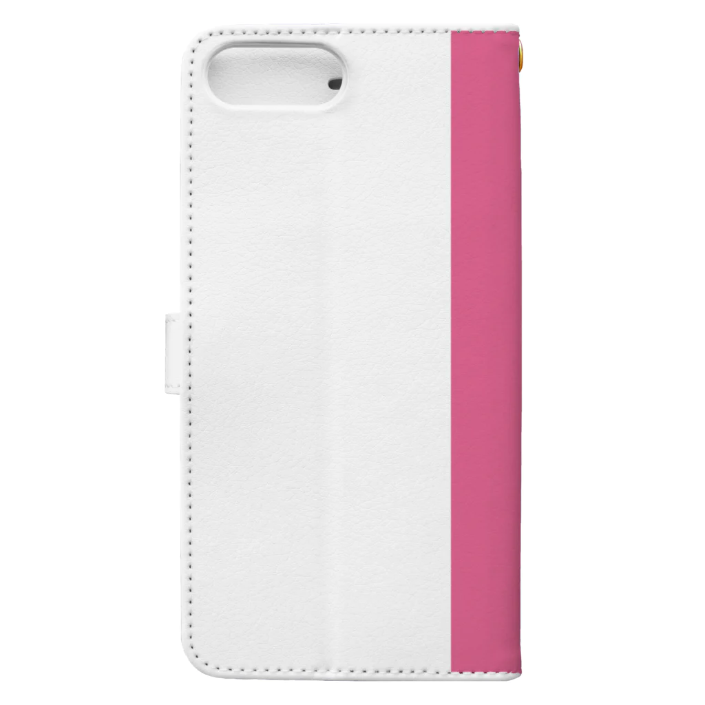 タナカ ヒロキのpink! Book-Style Smartphone Case :back