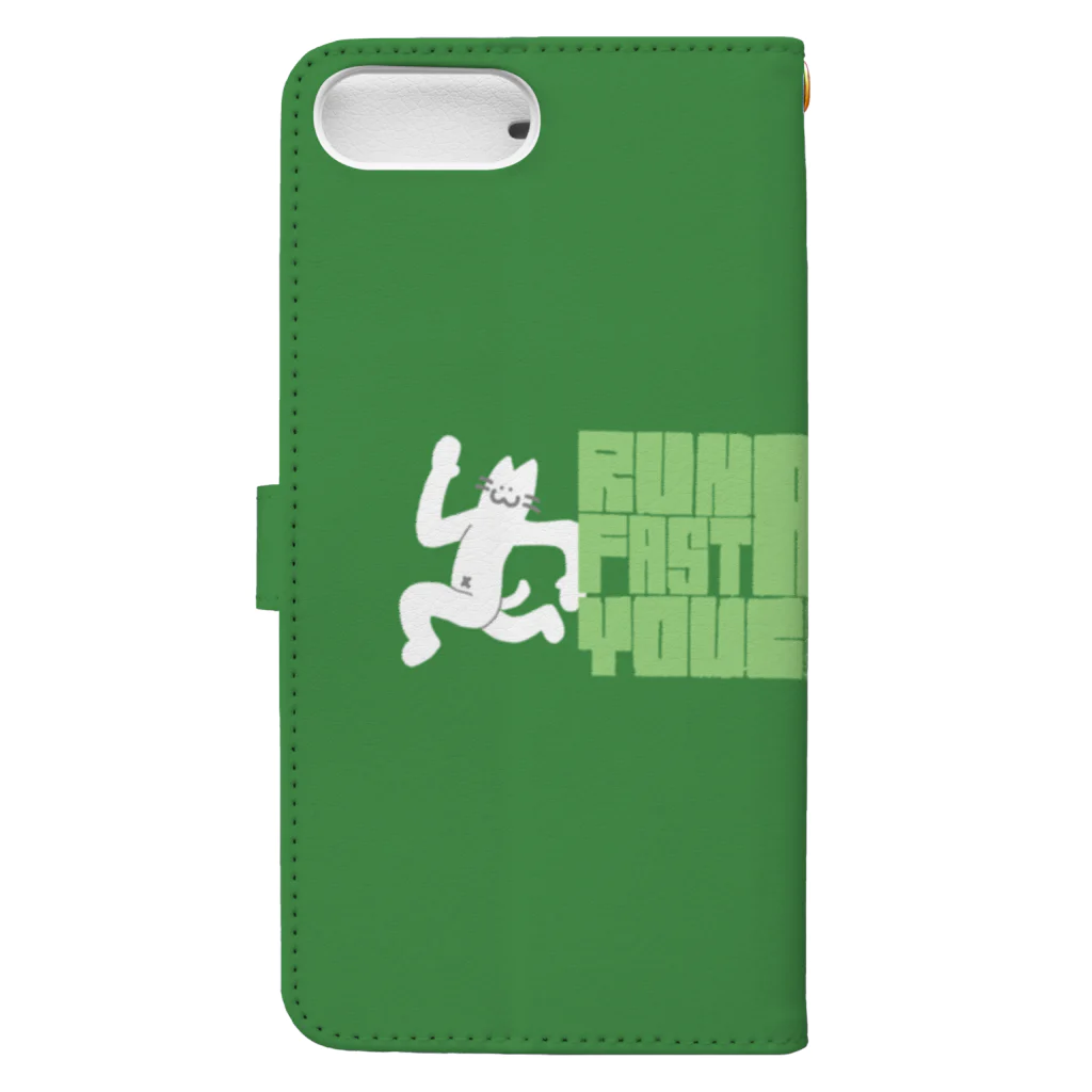 hoge-machaのNECO(Run as fast as you can) Book-Style Smartphone Case :back