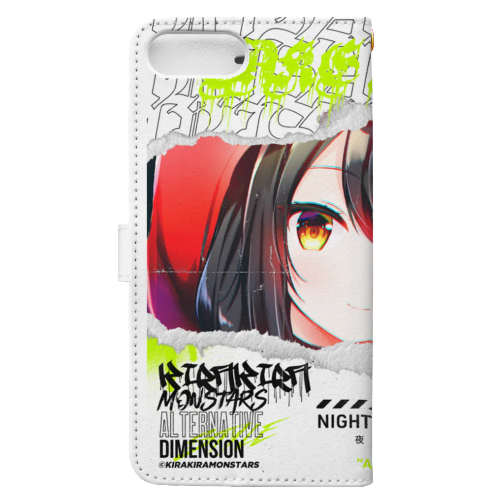 キラモンのフランちゃんのお店のsq_arisa_w Book-Style Smartphone Case :back