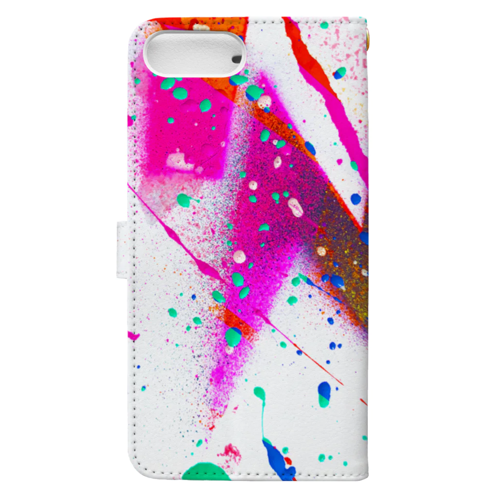 iNvisibleColorsのDrip full Graphic Book-Style Smartphone Case :back