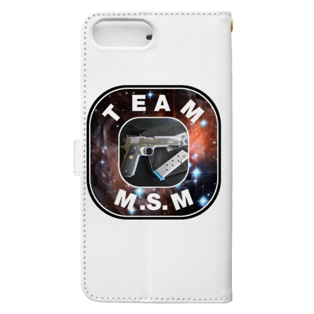 元専務の元専務公式『TEAE M.S.M』グッズ 手帳型スマホケースの裏面