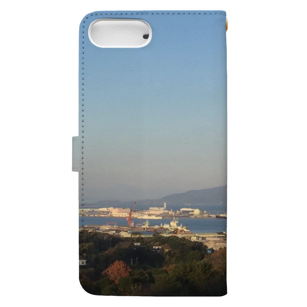 香のいつかの桜島 Book-Style Smartphone Case :back