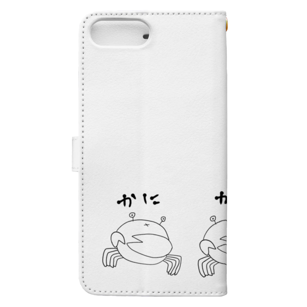 蟹吸い＠ゲーム垢の己をタラバガニだと信じているシオマネキ Book-Style Smartphone Case :back