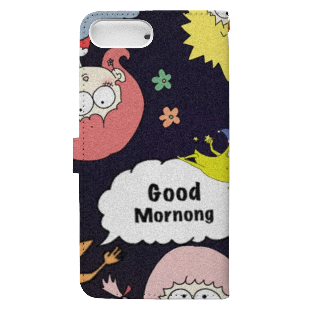 #morの#mor  Book-Style Smartphone Case :back