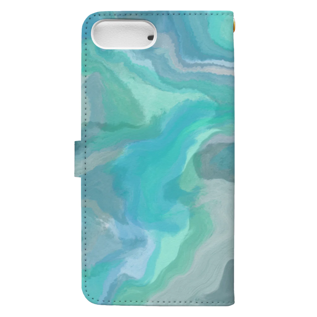 MARBLE Latteの Paradise_case_a Book-Style Smartphone Case :back