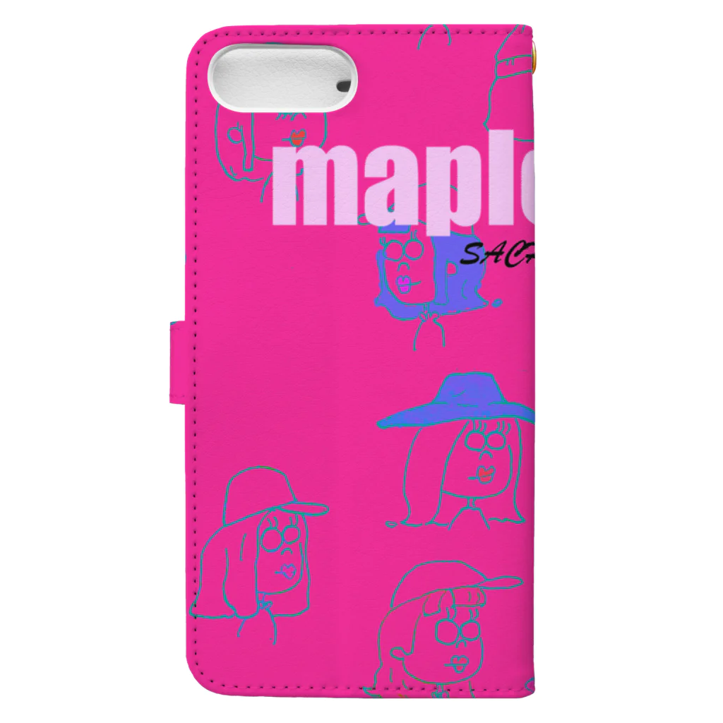 maplesのHATGIRL Book-Style Smartphone Case :back