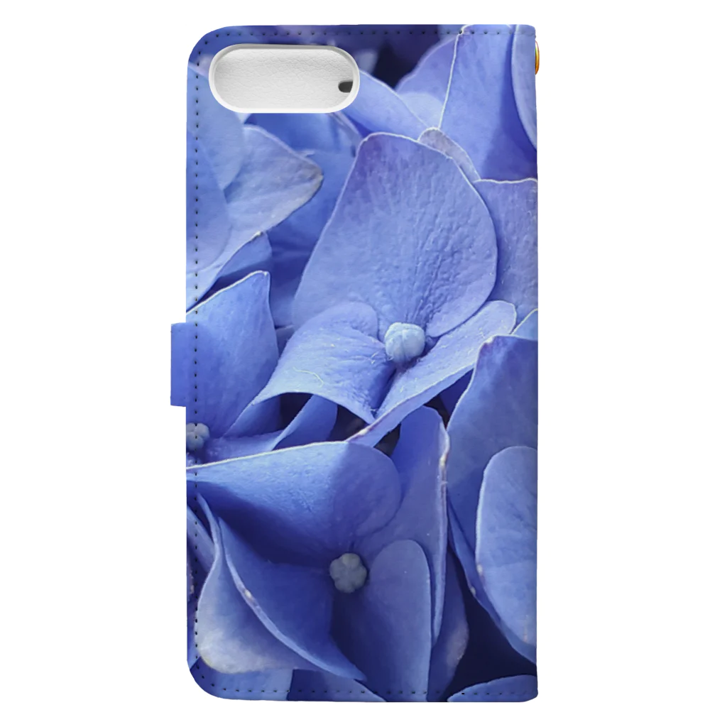 Sorairoのみずみずしい青の世界 Book-Style Smartphone Case :back