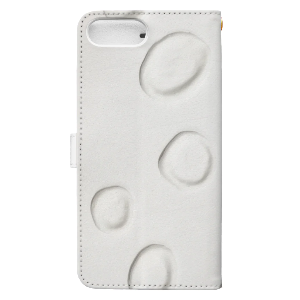 Kazeのホワイト Book-Style Smartphone Case :back