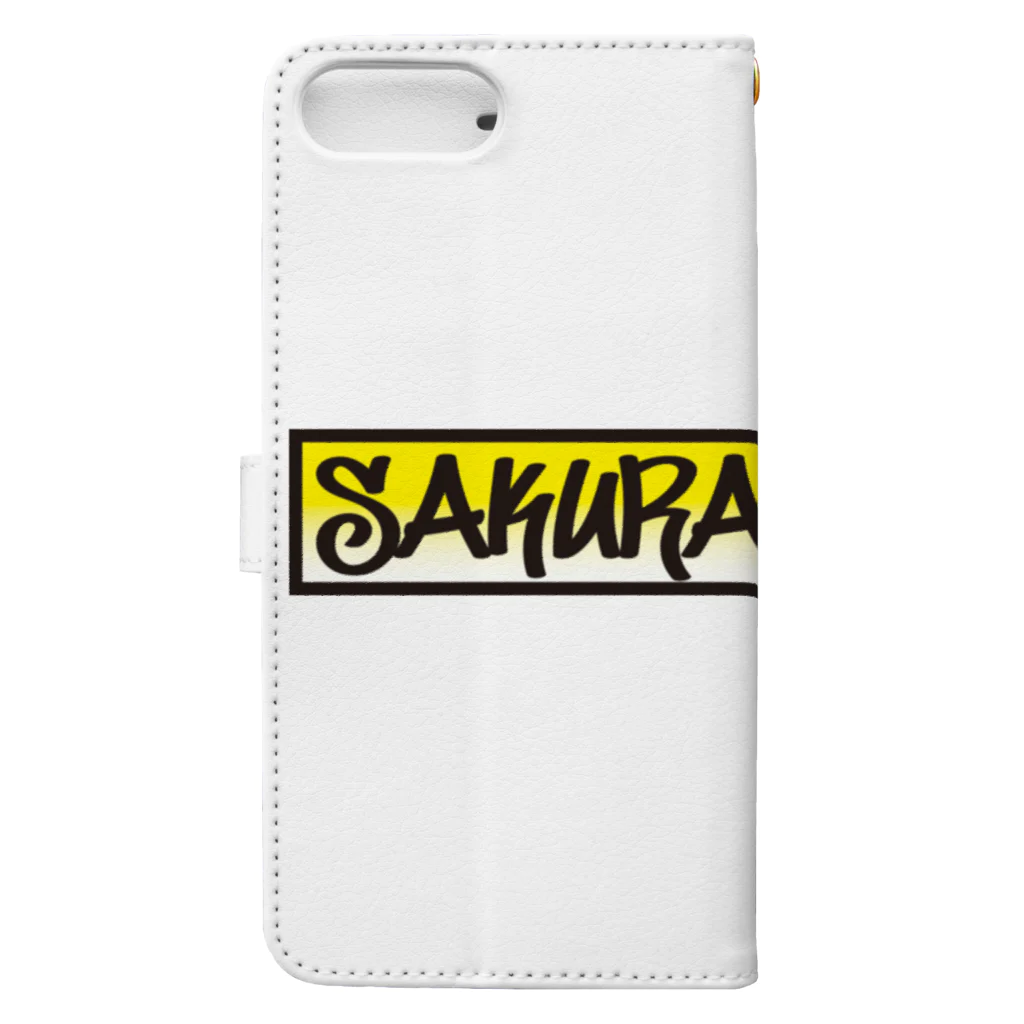 桜嵐の部屋のストリート系桜嵐グッズver1 Book-Style Smartphone Case :back