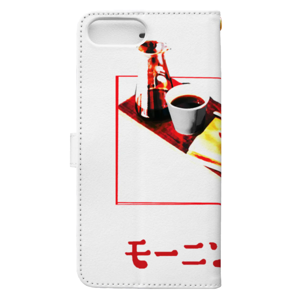 Danke Shoot Coffeeのモーニングセット２ Book-Style Smartphone Case :back