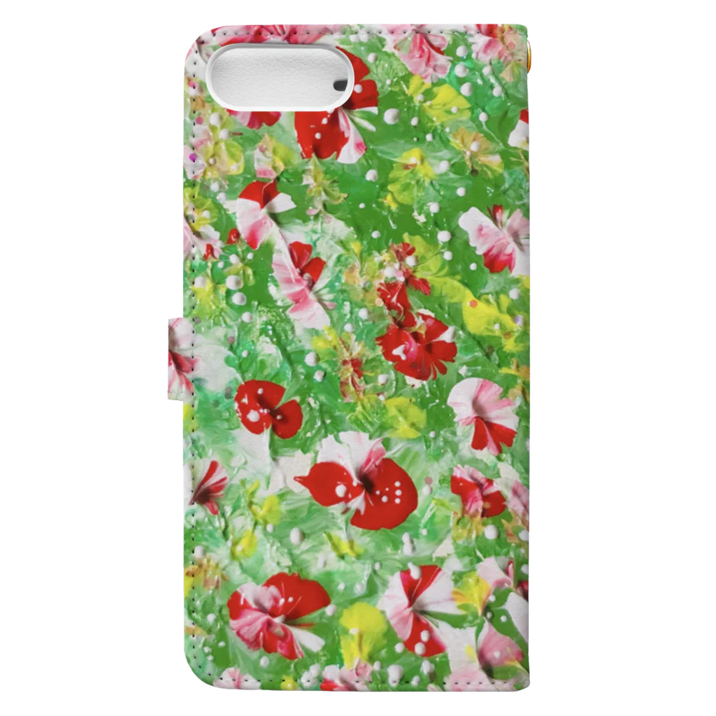 せきね まりのの【文字無】私はお花屋さんです🌺 Book-Style Smartphone Case :back