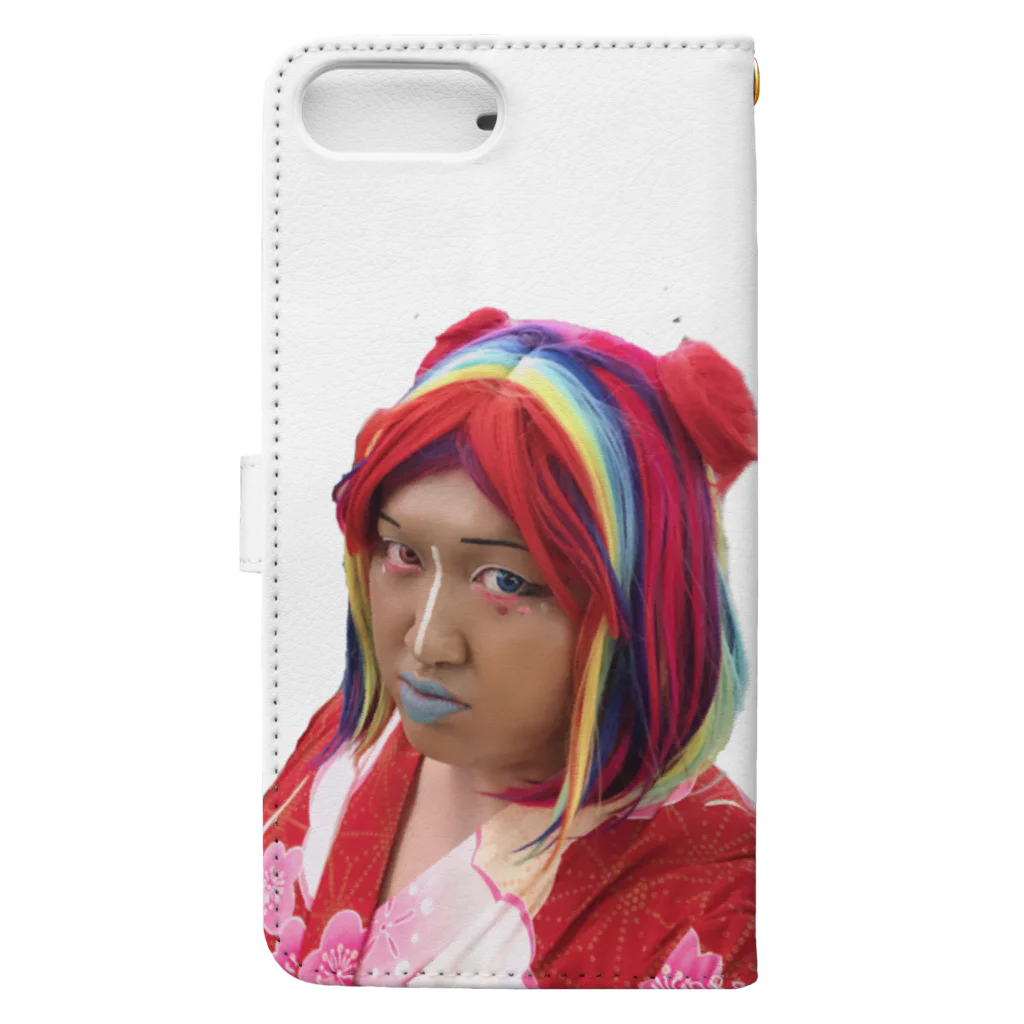 BONITAのBONITA 浴衣 Book-Style Smartphone Case :back