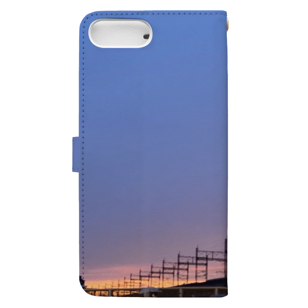 yukkyの夕焼 Book-Style Smartphone Case :back