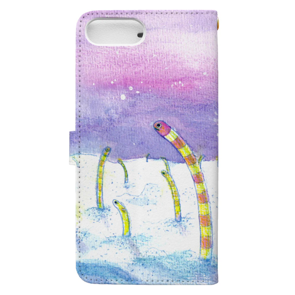 SUSHI-GIRLのチンアナゴ Book-Style Smartphone Case :back