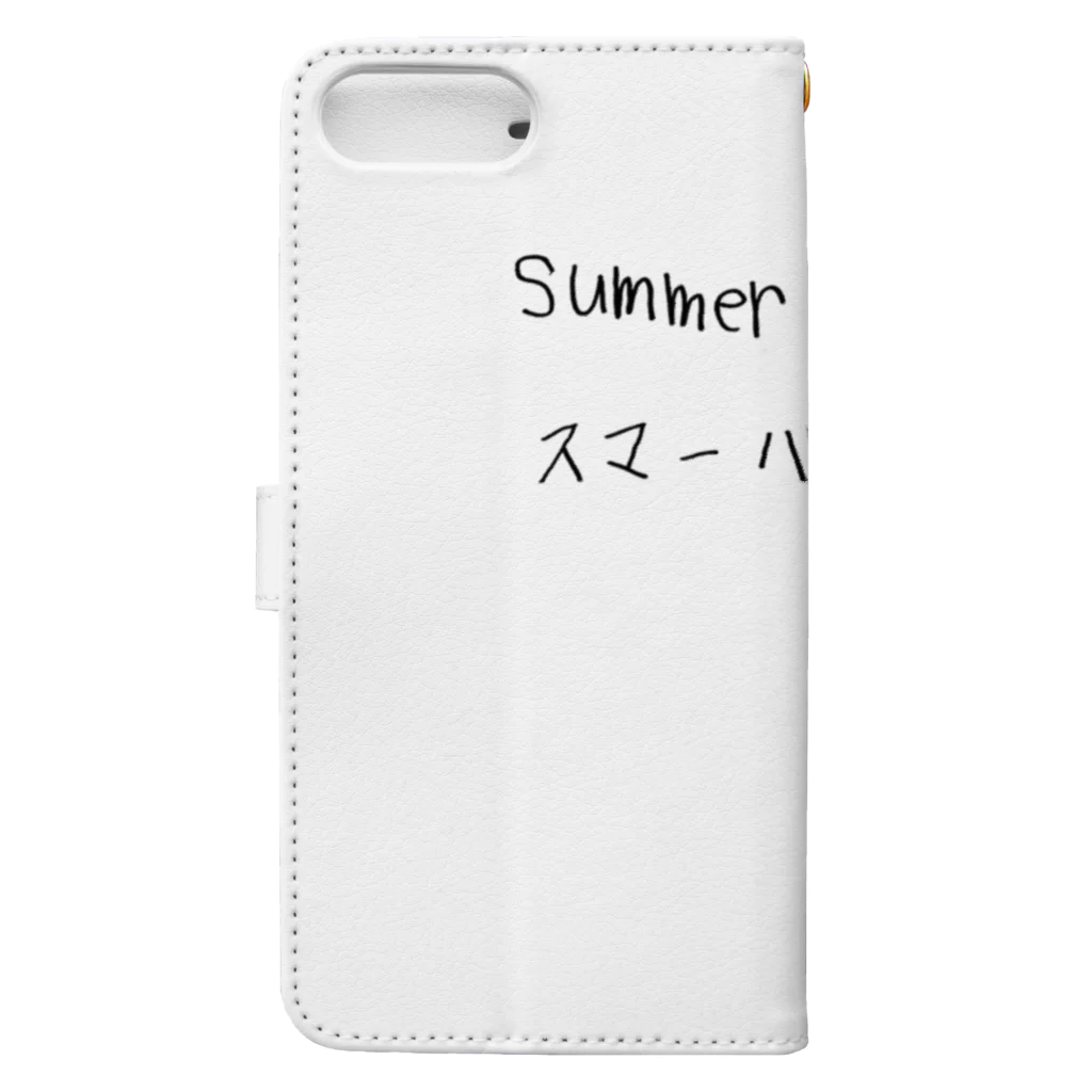 hima art laboのスマーバカチオン Book-Style Smartphone Case :back