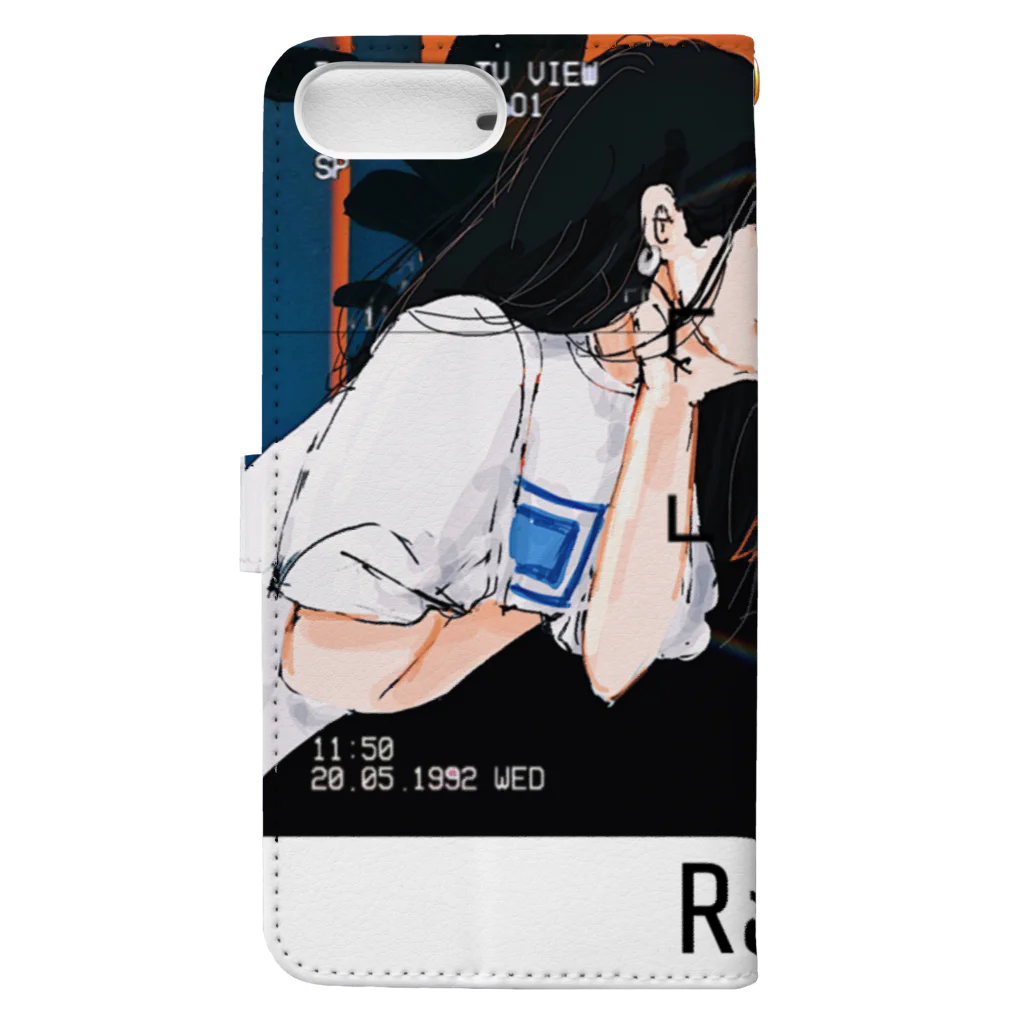 Ran.のCoffee time Book-Style Smartphone Case :back