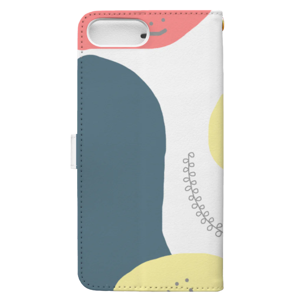 tocotoco.のtocotoco Book-Style Smartphone Case :back