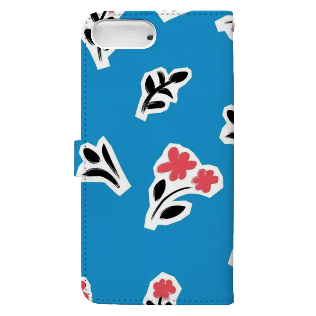 Hütte　hiiiiiのohana Book-Style Smartphone Case :back