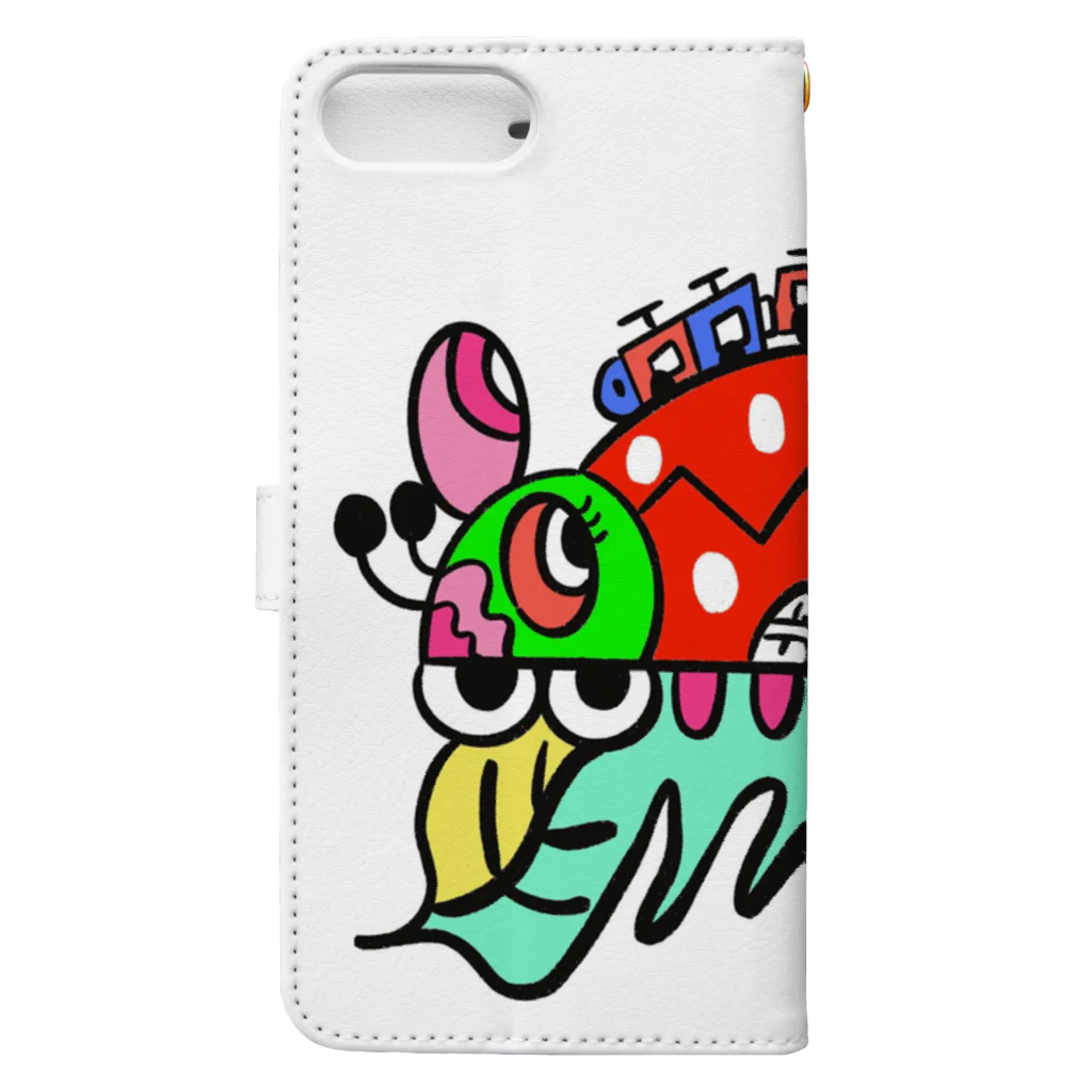 NATSUMI7の点灯海道 Book-Style Smartphone Case :back