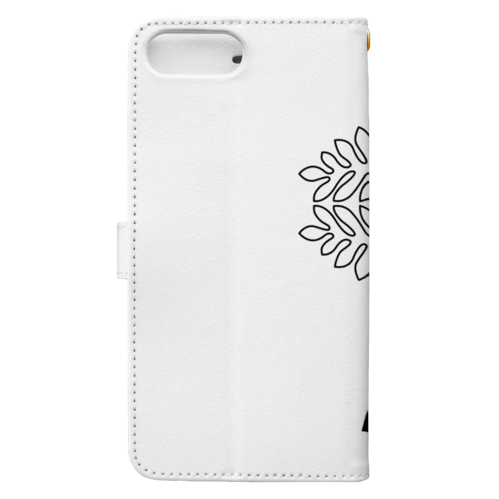 GraphicersのHawaiian Quilt Book-Style Smartphone Case :back