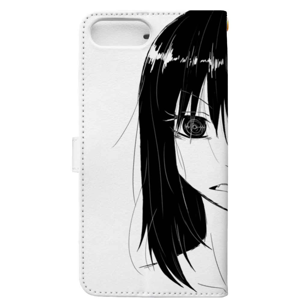 彩る葉っぱなの～の情緒不安定 Book-Style Smartphone Case :back