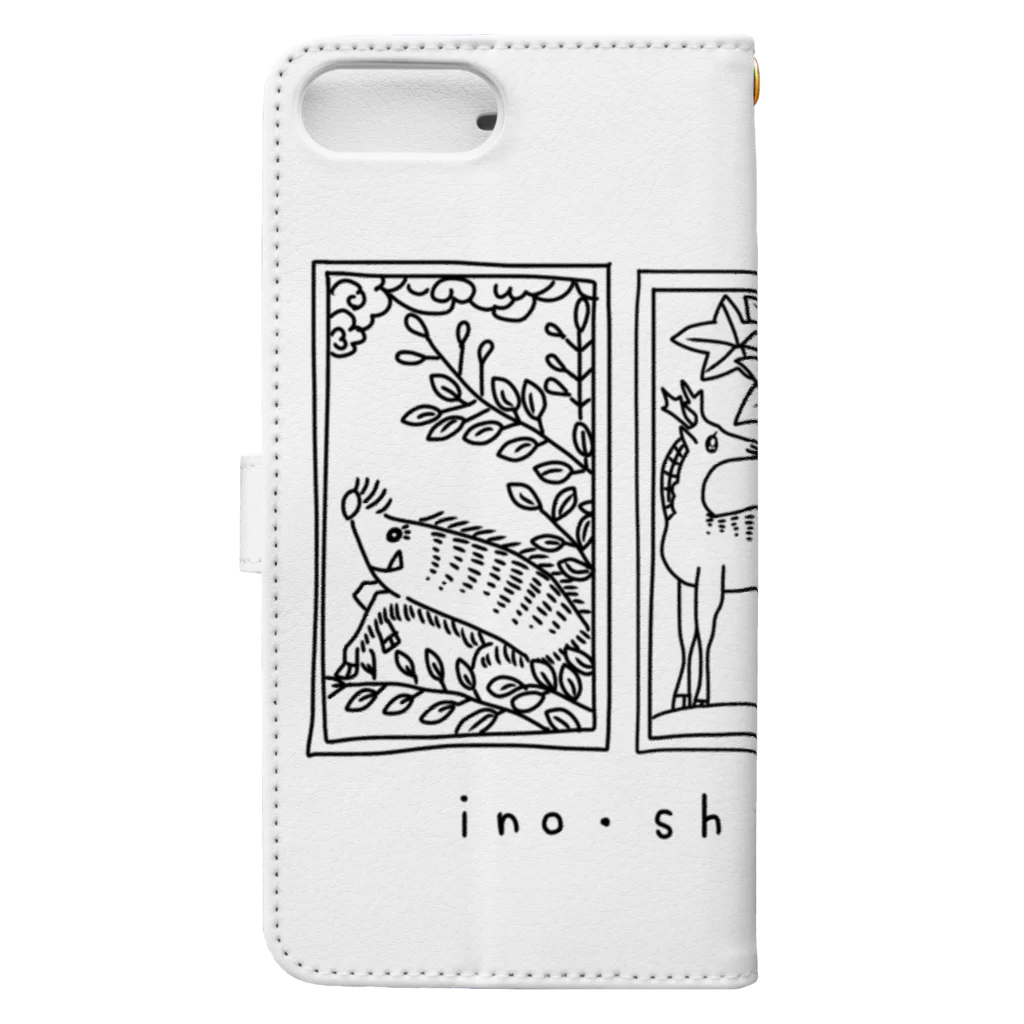 メグミックスのhanafuda Book-Style Smartphone Case :back