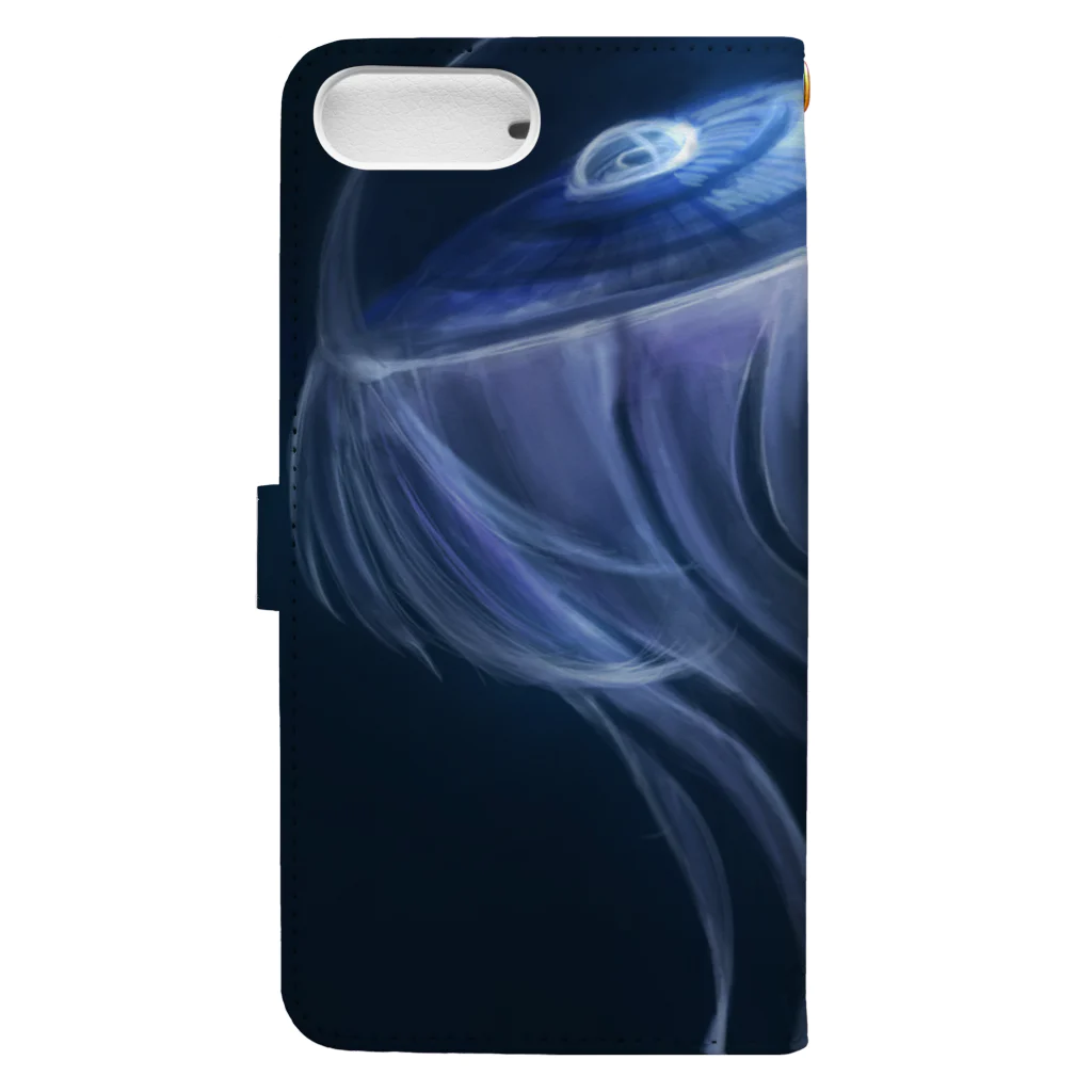 Atelier_ReiyaのMonster  jellyfish Book-Style Smartphone Case :back