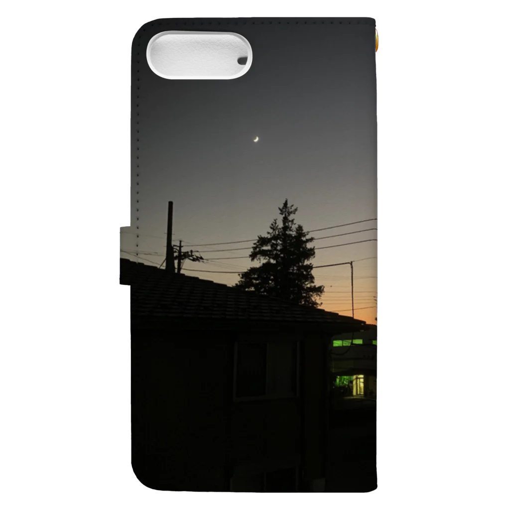 caz_sayouの夕焼け Book-Style Smartphone Case :back