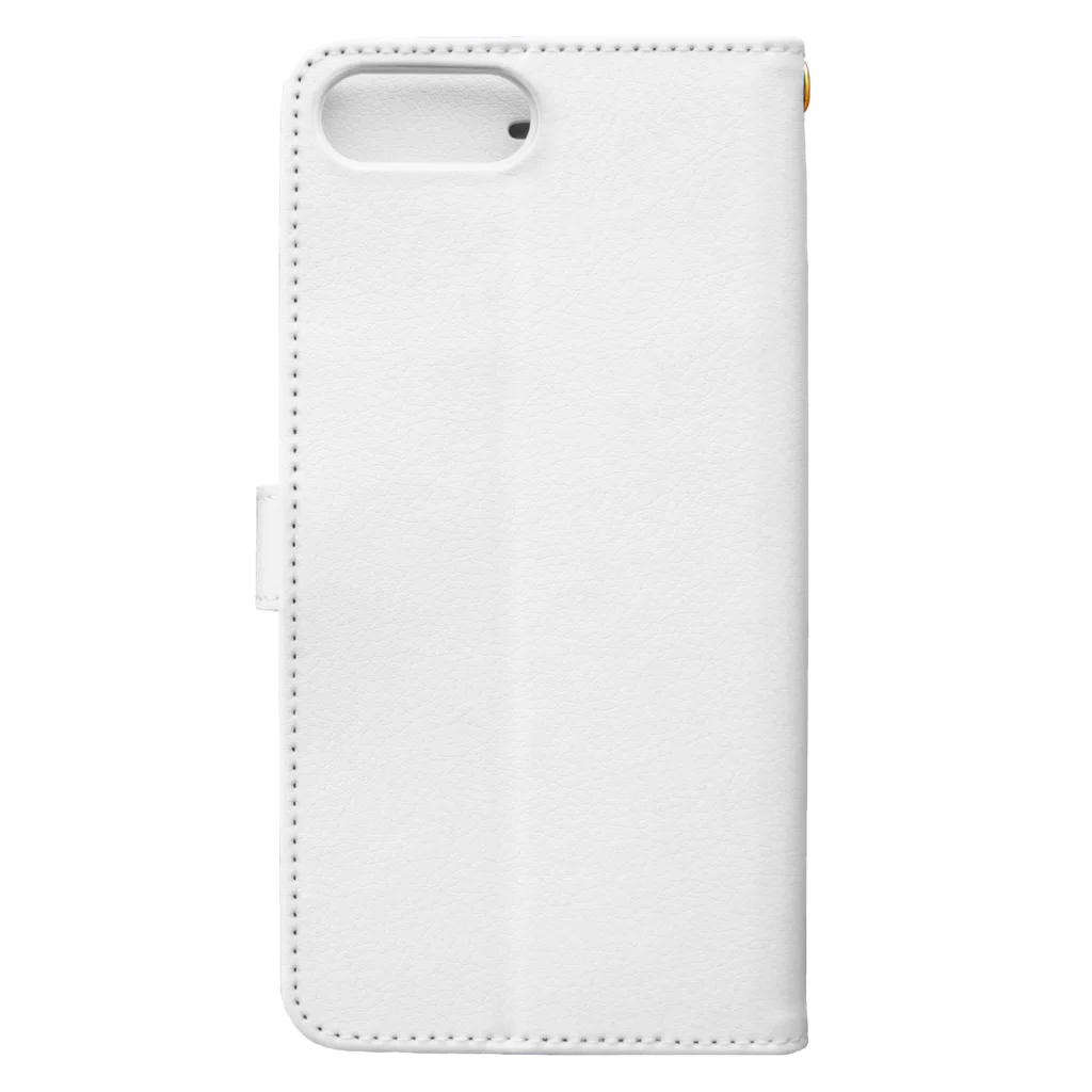 hsn_oのブルー Book-Style Smartphone Case :back